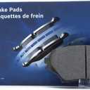 BOSCH BE1309H Blue Semi-Metallic Disc Brake Pad Set With Hardware - Compatible With Select Mini Cooper; REAR