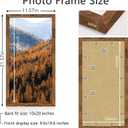 Picrit 10x20 Picture Frame, Photo Frame for Wall Mounting Display, Brown