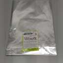 Wowfit 50 CT 10x14 inches Clear Bottom Gusset Cellophane Gift Bags with 6" Gold Twist Ties, Cello Packaging for Party Favors, Bridal Showers, and Wedding Gift Wrapping