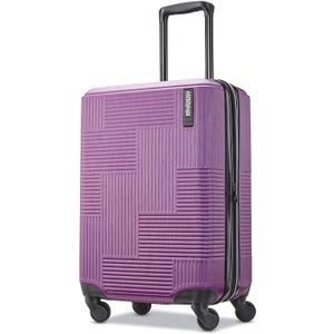 American Tourister Stratum XLT Expandable Hardside Luggage with Spinner Wheels, Power Plum, Carry-On 21-Inch