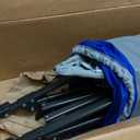 GCI Outdoor Pod Rocker Outdoor Rocking Chair with SunShade Canopy (Royal Blue)