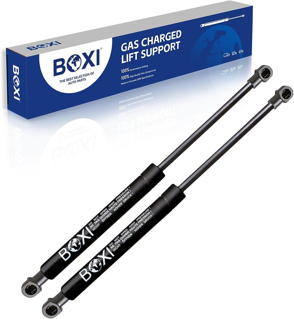 BOXI Rear Window Glass Lift Supports Shock Struts Fits for BMW X5 E53 2000-2006 Sport Utility 4-Door Upper Hatch/Replace# 51248402405 (2-PC Set)