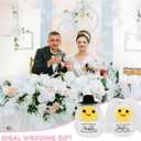 Wedding Gifts for Couples 2025, Bridal Shower Gifts, Engagement Gifts for Newlyweds Bride Groom, Just Married Gifts Ideas, Hubby & Wifey Newly Wed Doll Gifts Set Decor