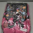 Uni Baby Diaper Bag, Mommy and Baby Stuff Backpack with Fun Prints, Pink and Black