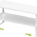 Expandable Stackable Spice Rack Organizer for Kitchen Cabinet,Adjustable Counter Shelf, countertop, Pantry,Cupboard,Bathroom,Bedroom(2Packs/White/Medium) (MEDIUM:7.9"D x 16.7~26.6"W x 6.1"/7.5"H)