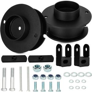 2.5 inch Front Leveling Lift Kit for 2013-2020 ram 2500 3500 4WD, 2.5" Raise Heavy Duty Spring Strut Spacers With Shock Relocation Brackets