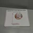 CPAP Hose Holder for Bed - (Wall-Damage-Free) Black CPAP Machine Protective Tray with Adjustable Height Hook for Hanging Mask & Accessories to Keep Bedside Tidy