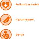 Amazon Basics Tear-Free Baby Hair and Body Wash, 27.1 Fluid Ounce, Lightly Scented, 4-Pack (Previously Solimo)