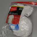 Hanes Men's Undershirt Packs, Stay-Tucked Soft Cotton Undershirts, Best Undershirts for Men, White (X-Large)