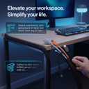 Cable Management Sleeve & Cord Organizer for Desks - Wire Management Cover to Wrap & Protect Messy Cables for Computers, TV & Electronics - 10 ft x 0.5"