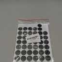 3 Sheets 290 Pcs Screw Hole Cover Stickers, 12 mm/15 mm/21 mm Black Screw Covers Self-Adhesive Caps Wood Stickers for Furniture (Black)