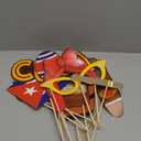 Havana Cuban Theme Party Photo Booth Props (Set of 12) Havana Nights Party Supplies