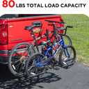 Rockland 2-Bike Hitch Bike Rack, 80 lbs, Bicycle Platform Style Carrier
