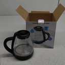 Chefman 1L Electric Tea Kettle with LED Lights, Automatic Shut Off, Removable Lid, Boil-Dry Protection, Hot Water Electric Kettle Water Boiler, Electric Kettles for Boiling Water