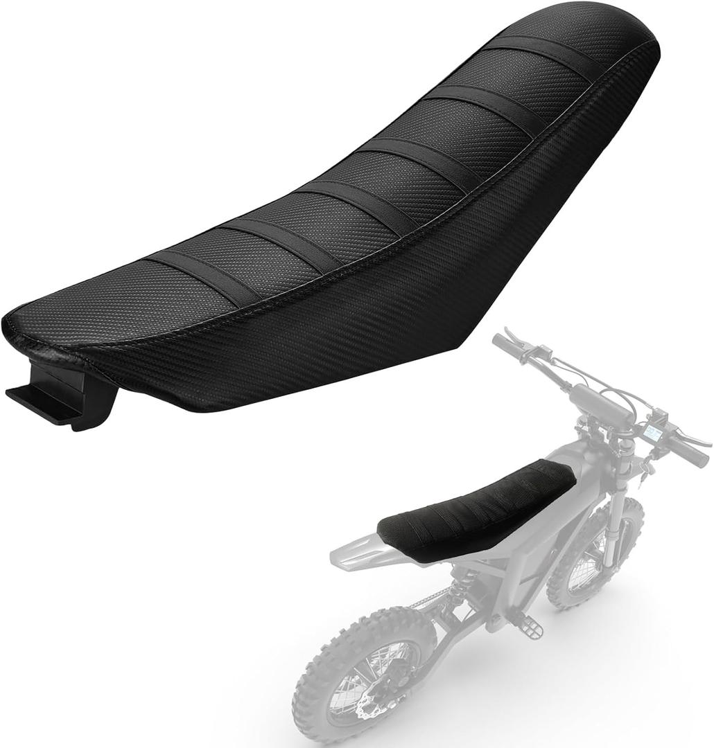 Seat Cover for Tuttio Soleil01 and ICT,Anti-Slip Waterproof Seat Cushion Cover Compatible with E Dirt Bike Tutti Tutto Soleil01,Yozma in10 and Pro (Black)