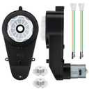 2PCS 24V 35000RPM High Speed Motor Gearbox Replacement for Kids Ride On Toy Electric Car Wheel 18V-24V Conversion Kit RS555 Drive Engine with 2 Couplers