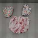 Babygoal Baby Girl Swim Diapers 3 Pack for 8M-3T Babies and Toddlers, Reusable Adjustable Washable for Swimming Lessons-Flower