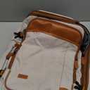 Taygeer Backpack for Women, College Backpack with Laptop Compartment & Shoe Pouch, 35l Travel Laptop Mochila Carry On Luggage, Airline Approved Personal Item Bag For Weekender Gym Hiking, Khaki White (Large)