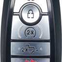 Key Fob Replacement Fit for Ford F150/F-150 2018-2022 F250/F-250/F350/F-350 2017-2022 F450/F550/F-150,Raptor 2019-2022 Bronco 2021 Smart Car Keyless Entry Remote Frequency:902Mhz