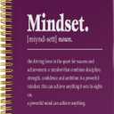 Knibeo Mindset Inspirational Notebooks Journal - Anti Anxiety Notebook, 5.58.3 Inch Inspirational Spiral Bound Notebook with 164 Pages, College School Supplies(Violet)