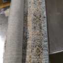 PURE ERA 30x30 Inch Area Rug Carpet Stair Landing Mat Non Slip Light Beige