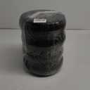 UPGRADED4.10/3.50-4 Tire and Wheel Flat Free, 10 Inch Solid Rubber Tire with 5/8Axle Bore Hole and Double Sealed Bearings, for Dolly Wheels/Hand Truck Wheels/Dump Cart4 Pack (Black)