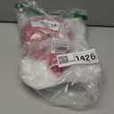 Liitrsh 3 Pcs Christmas Santa Hat for Adults, Unisex Sequin Santa Hats with Red Berry for New Year Xmas Festive Holiday Party(Rose Red)