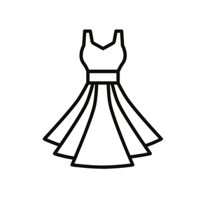 Fashion Black Dress, Size L