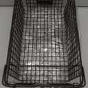 Home-Complete 2 pcs 16"x12" Large Stackable Wire Baskets, Organizer Stacking Storage Bins for Shelf, Pantry, Kitchen, Cabinets, can also be used in Chest Freezers (Brown)