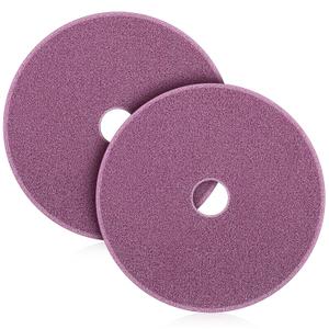 Duraaamo 2 Pcs 1/8 Inch Grinding Wheel Chainsaw Chain Sharpening Replace Chain Sharpening Grinding Wheel Discs Ceramic Stone Replace (Pink-red)