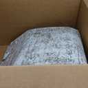 GENIMO Washable Area Rugs for Living Room, 8x10 Modern Non Slip Rugs, Low Pile Lightweight Soft Print Rug for Bedroom, Dining Room, Home Office, Grey