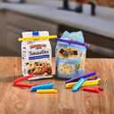 Keenpioneer Decorating/Icing Bag Sealing Clips, 78 Pack, Multipurpose for Food and Snack Storage, 4inch and 6inch Long