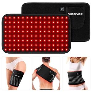 Red Light Therapy Belt for Body Comfort - APP-Controlled Wearable Dual Power Modes, Ideal for Women (Black1)