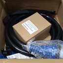 50 Amp Generator Cord and Pre-Drilled Power Inlet Box, 15FT Heavy Duty NEMA 14-50P to SS2-50R Extension Cord Twist Locking with Inlet Box, 125/250V, 12500W, ETL Listed for Outdoor Emergency Kit