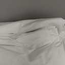 10x20ft White Backdrop for Photography, Dual-Size Dual-Pocket Design Photo Booth Background for Portrait Photoshoot, Party and Video with Both Options of 10 feet and 20 feet in Width