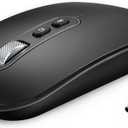 RaceGT USB C Wireless Mouse, Rechargeable Dual-Mode Mouse(Type-c and Bluetooth), Silent Bluetooth Mice for MacBook Air/Pro, Slim Portable Travel Mice for iPad Mac Laptop PC Computer