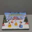 ZIZZ Advent Calendar 2025 Christmas Rubber Ducks: 24 Days Christmas Countdown Calendar Gifts for Kids Holiday Party Favor Ducky Duck Bath Toy for Baby Toddler Girls Boys 3+ Year old Fun Xmas Gift
