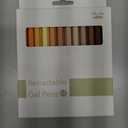 Mr. Pen- Retractable Gel Pens for Journaling, 12 Pack, Assorted Color Ink(Autumn Leaves), Fast Dry, Colorful & Soft grip Barrels, 0.5mm Fine Point Aesthetic Pens