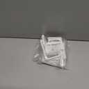 2 x TonGass 4-Pack RV Curtain Holders with Screws (White)  Camper & Motorhome Curtain Clips for Window Drapes, Heavy-Duty Plastic Retainers for RV, Boat, and Trailer Curtains