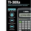 Texas Instruments TI-30Xa Scientific Calculator (Gray)