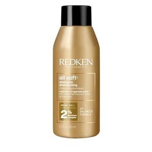 Redken All Soft Argan Oil Shampoo | For Dry / Brittle Hair | Provides Intense Softness and Shine | Travel Size | 1.7 Fl Oz