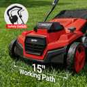 36V 15" Brushless Cordless Electric Dethatcher and Scarifier Compatible with Milwaukee 18V Battery(Tool Only), w/12Gal Thatch Collection Bag, 5-Depth Adjustment, Quick-Fold, Walk Behind for Lawn Care