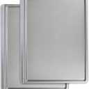 USA Pan Bakeware Cookie Sheet, Warp Resistant Nonstick Baking Pan, Made in the USA from Aluminized Steel, Large Set of 2