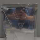 Zonon Laundry Room Mirror Decal Silver 3D Acrylic Mirror Wall Stickers DIY Wall Sticker for Bathroom Home Decorations Supplies(Silver)