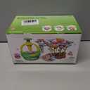 Plunack Flower Bouquets Toys for Kids Age 4-8, Flower Press Kit DIY Flowers Making Craft Kit for 4 5 6 7 Year Old Girls Floral Arts & Crafts Toys Educational Handmade Activity Set, Gift for Girls 3+ (Purple)