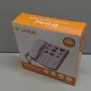 Uvital Big Button Phone for Seniors, Corded Landline Phone with 9 One-Touch Dialing Big Buttons, Hands-Free Calling, Loud Ringer, Easy to Use for Visually Impaired Telephone for Seniors