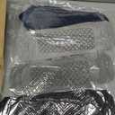 Unenow Unisex Non Slip Grip Socks with Cushion for Yoga Pilates Barre Home & Hospital (Medium, 4 Pairs-Black/Blue/Light Grey/Dark Grey)