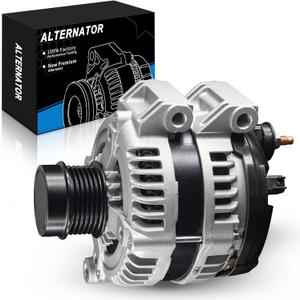 Upgraded Alternator for:-Chrysler Town and Country 2011 2012 2013 2014 2015 2016 3.6 L, for:-Dodge Grand Caravan Avenger Journey For:-Ram C/V 3.6L, 160Amp 04801624AD (ALL NEW)