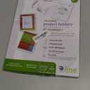 C-Line Recycled Project Folders with Thumb Cut Fronts, Reduced Glare, Letter Size, Clear, 25 per Box (62127)