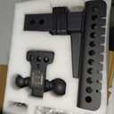 Adjustable Trailer Hitch - 8in Drop Hitch (for 2.5 Inch Receiver)
